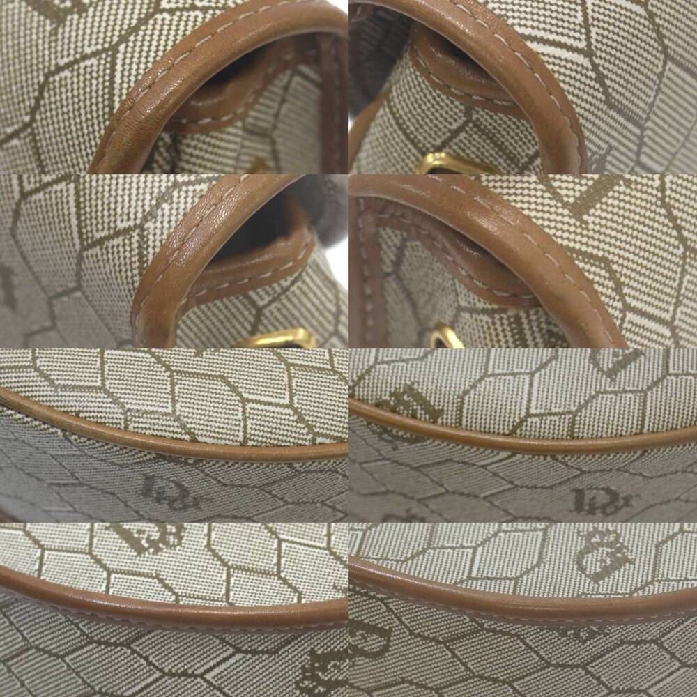 CHRISTIAN DIOR Cream Leather Shoulder Bag - Picture 6 of 10